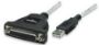 Imagen de MANHATTAN - CONVERTIDOR USB A PARALELO DB25                                       