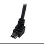 Imagen de PAQ. C/2 - STARTECH - CABLE 2M MINI USB B A USB A ACODADO HACIA ABAJO ADAPTADOR