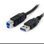 Imagen de STARTECH - CABLE DE 1.8M USB 3.0 A MACHO A A MACHO COLOR NEGRO .