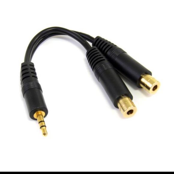 Imagen de PAQ. C/2 - STARTECH - DIVISOR DE CABLE ESTEREO PARA AUDIFONOS SPLITTER EN Y M A 2XH