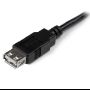 Imagen de PAQ. C/2 - STARTECH - CABLE EXTENSOR USB 2.0 MACHO A HEMBRA DE 15CM .