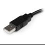 Imagen de PAQ. C/2 - STARTECH - CABLE EXTENSOR USB 2.0 MACHO A HEMBRA DE 15CM .