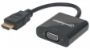 Imagen de PAQ. C/2 - MANHATTAN - CONVERTIDOR VIDEO HDMI A SVGA, NEGRO, BOLSA