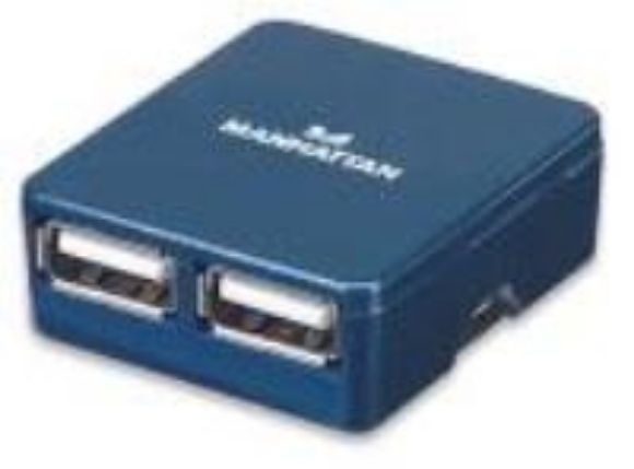 Imagen de PAQ. C/2 - MANHATTAN - HUB USB V2.0  4 PTOS MICRO                                            