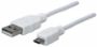 Imagen de PAQ. C/5 - MANHATTAN - CABLE USB V2.0 A-MICRO B 1.0M BLANCO