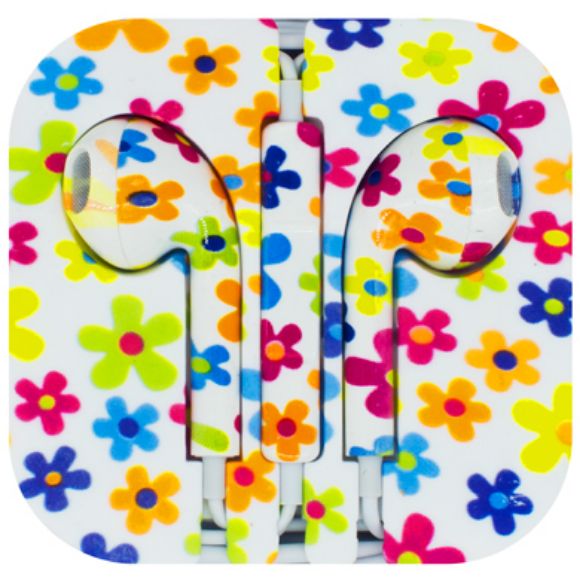 Imagen de PAQ. C/2 - DTC - B-ROBOTIX - AUDÍFONO AISLADOR DE RUIDO PARA IPHONE SPRING FLOWERS 