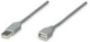 Imagen de PAQ. C/5 - MANHATTAN - CABLE USB EXTENSION 1.8M, GRIS                                        