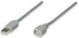 Imagen de PAQ. C/3 - MANHATTAN - CABLE USB EXTENSION 4.5M, GRIS                                        