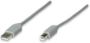 Imagen de PAQ. C/3 - MANHATTAN - CABLE USB A-B 4.5M, GRIS                                              