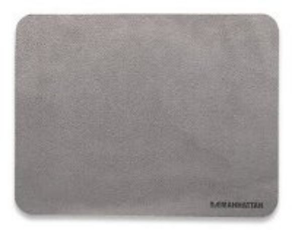 Imagen de PAQ. C/2 - MANHATTAN - MOUSEPAD 3 EN 1 MICROFIBRA GRIS OBSCURO                               