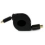 Imagen de PAQ. C/2 - DTC - B-ROBOTIX - CABLE HDMI RETRÁCTIL V1.4, 1.1 MTS. NEGRO 