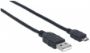 Imagen de PAQ. C/3 - MANHATTAN - CABLE USB V2.0 A-MICRO B 3.0M NEGRO
