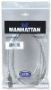Imagen de PAQ. C/5 - MANHATTAN - CABLE USB V2.0 A-B  1.8M, PLATA                                       