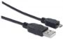 Imagen de PAQ. C/5 - MANHATTAN - CABLE USB V2.0 A-MICRO B 1.8M NEG BB                                  