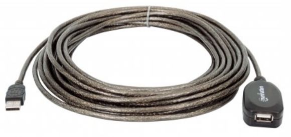 Imagen de MANHATTAN - CABLE USB V2.0 EXT. ACTIVA 10.0M BOLSA