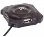 Imagen de PAQ. C/2 - MANHATTAN - HUB USB 4 PTOS NEGRO ECONOMICO