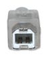 Imagen de PAQ. C/3 - MANHATTAN - CABLE USB V2.0 A-B  4.5M, PLATA                                       