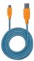 Imagen de PAQ. C/10 - MANHATTAN - CABLE USB V2.0 A-MICRO B 1.0M TEXTIL AZUL/NARANJA