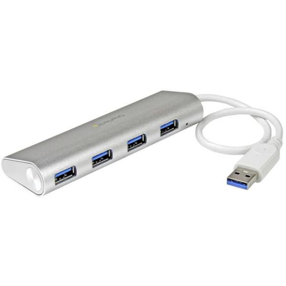 Imagen de STARTECH - CONCENTRADOR USB 3.0 4 PUERTOS HUB CON CABLE INCORPORADO