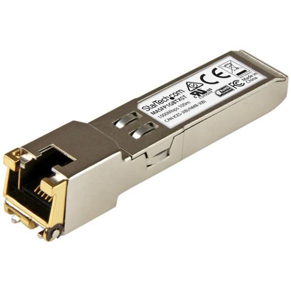 Imagen de STARTECH - SFP 1GB 1000BASE-T COMP CISCO MERAKI MA-SFP-1GB-TX RJ45 100M