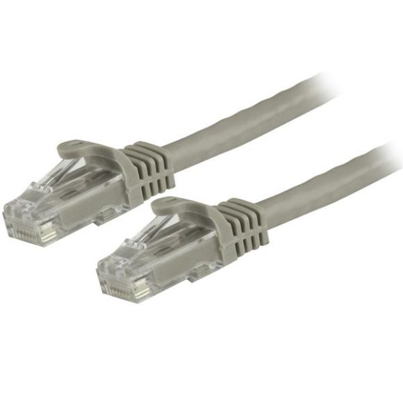 Imagen de PAQ. C/2 - STARTECH - CABLE DE RED DE 4.2M GRIS CAT6 6 ETHERNET GIGABIT SIN ENGANCHES