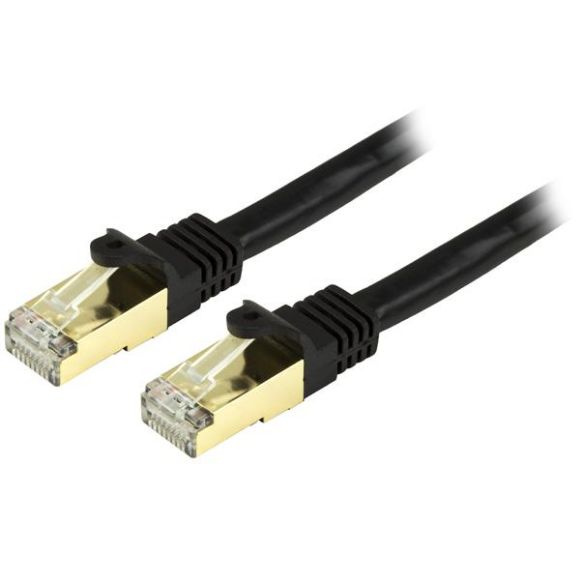 Imagen de STARTECH - CABLE DE RED ETHERNET CAT6A BL LINDADO DE 1.2M NEGRO