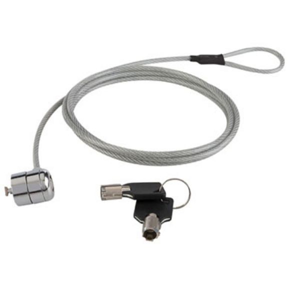 Imagen de PAQ. C/3 - DTC - B-ROBOTIX - CANDADO PARA LAPTOP, DE LLAVE 1.30MTS