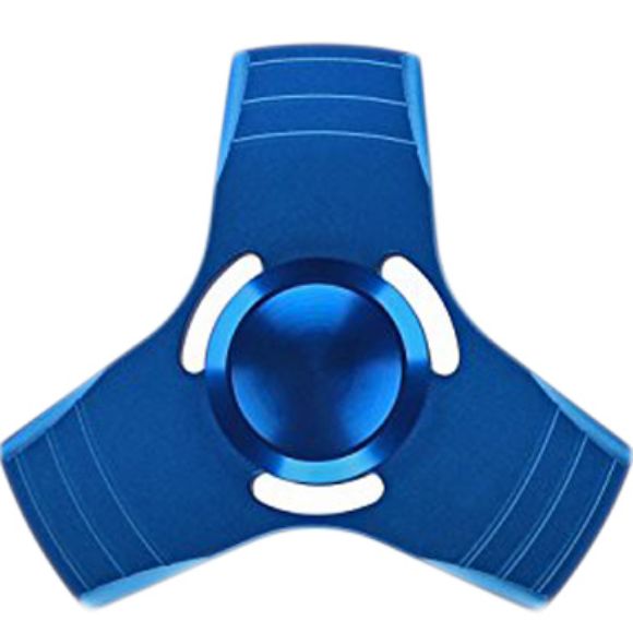 Imagen de PAQ. C/2 - DTC - GENÉRICO - SPINNER ANTISTRESS ACERO AZUL