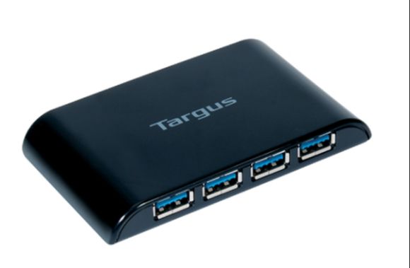 Imagen de TARGUS - HUB 4 PUERTOS USB 3.0 WINDOWS Y MAC ALIMENTACION USB NEGRO
