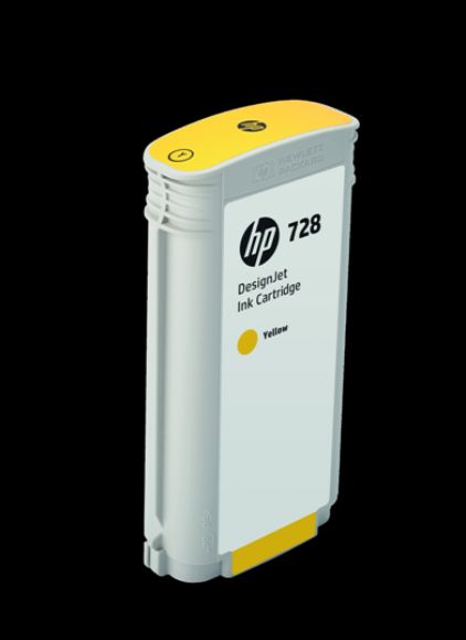Imagen de HEWLETT PACKARD - HP 728 AMARILLO 130ML TINTA AMPLIO FORMATO F9J65A