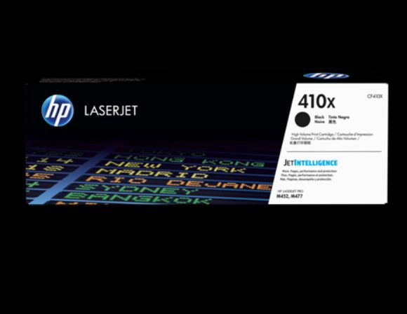 Imagen de HEWLETT PACKARD - HP 410X BLACK LASERJET TONER CARTRIDGE CF410X