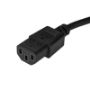 Imagen de STARTECH - CABLE DE 4.5M DE ALIMENTACION PLANO NEMA 5-15P A C13 PARA PC