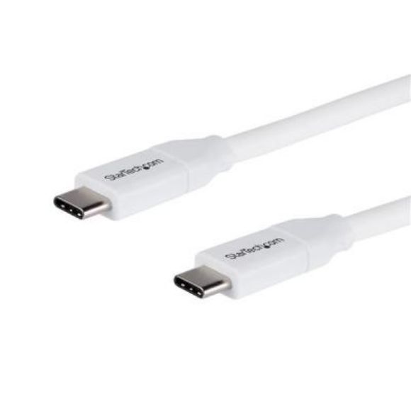 Imagen de STARTECH - CABLE DE 4M USB-C A USB TIPO C CON PD 5A USB 2.0 BLANCO