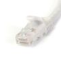 Imagen de PAQ. C/3 - STARTECH - CABLE 1M RED ETHERNET UTP CAT6 SNAGLESS BLANCO RJ45