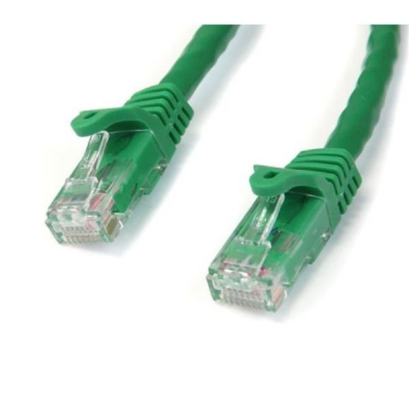 Imagen de PAQ. C/2 - STARTECH - CABLE 2M VERDE DE RED GIGABIT CAT6 ETHERNET RJ45 SNAGLESS