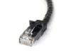 Imagen de PAQ. C/2 - STARTECH - CABLE DE RED ETHERNET 2M CAT6 RJ45 SNAGLESS GIGABIT NEGRO