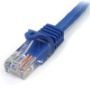 Imagen de PAQ. C/3 - STARTECH - CABLE 1M AZUL RED 100MBPS CAT5E ETHERNET RJ45 SNAGLESS
