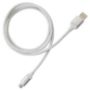 Imagen de PAQ. C/5 - DTC - B-ROBOTIX - CABLE USB V2.0 A MICRO DE PVC TEXTURIZADO DE 125 CMS. BLANCO