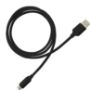 Imagen de PAQ. C/5 - DTC - B-ROBOTIX - CABLE USB V2.0 A MICRO DE PVC TEXTURIZADO DE 125 CMS. NEGRO