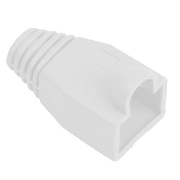 Imagen de DTC - B-ROBOTIX - PROTECTOR DE PLUG BOTA PARA RJ45 COLOR BLANCO PAQUETE CON 100 PIEZAS