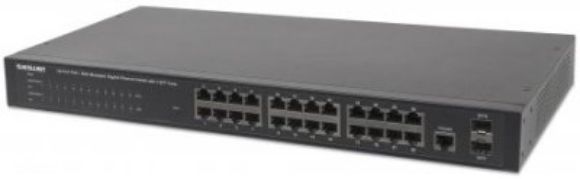 Imagen de IC - SWITCH ADMINISTRABLE POE GIGABIT 24 PTOS 240W 2 PTOS SFP