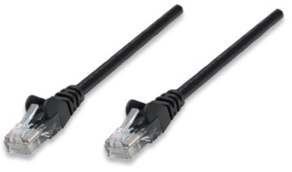 Imagen de PAQ. C/10 - INTELLINET - CABLE PATCH  0.5M( 1.5F) CAT 5E UTP NEGR                              
