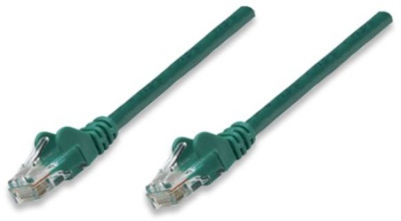 Imagen de PAQ. C/5 - INTELLINET - CABLE PATCH  3.0M(10.0F) CAT 5E UTP VERDE