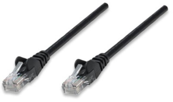 Imagen de PAQ. C/2 - IC - CABLE DE RED PATCH CAT5E RJ45 7.6M NEGRO