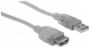 Imagen de PAQ. C/5 - IC - CABLE USB V2.0 EXT. 3.0M PLATA .