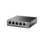 Imagen de TP-LINK - SWITCH DE ESCRITORIO DE 5 PTOS ETHERNET CON 4 PTOS POE SIN ADMI