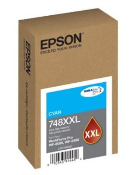 Imagen de EPSON - CARTUCHO DE TINTA CYAN WF-6090/WF-6590