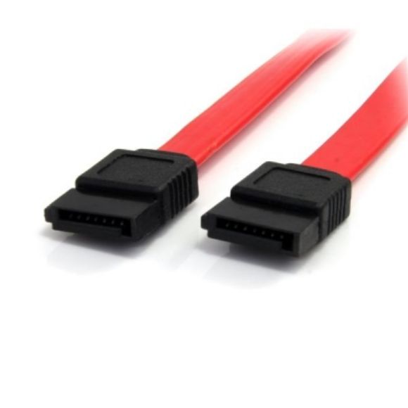 Imagen de PAQ. C/10 - STARTECH - CABLE SATA 0.45M - ROJO - 18IN . .