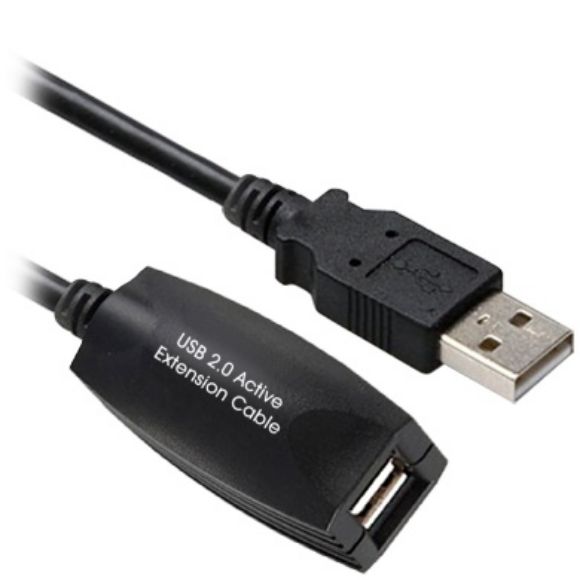 Imagen de DTC - B-ROBOTIX - CABLE USB V2.0 EXTENSIÓN ACTIVA 4.90 MTS.