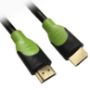 Imagen de PAQ. C/2 - DTC - B-ROBOTIX - CABLE HDMI V1.3, NEGRO/VERDE, 4.0 M